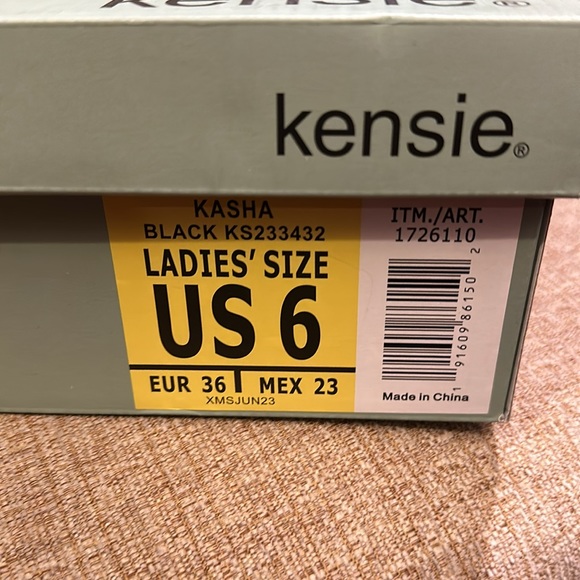 Kensie kasha brown ladies side zipper boot color, brown size 10 & 6 NIB - Picture 12 of 12